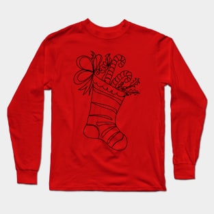 Continuous Line Stocking Long Sleeve T-Shirt